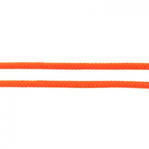 Doppelgewebe Baumwollkordel 8mm Uni Orange