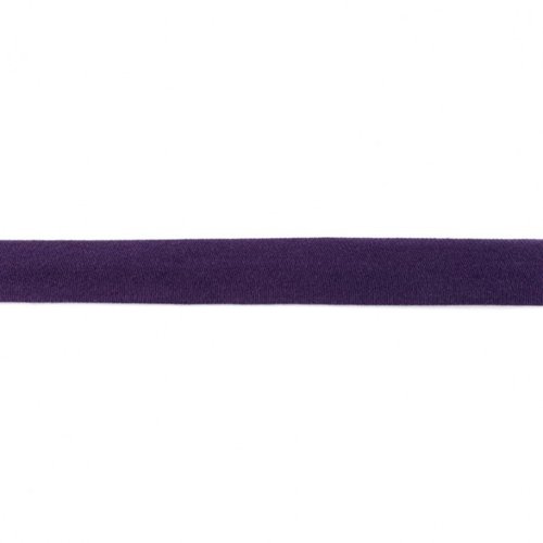 Baumwolljersey Schrägband Uni Violett