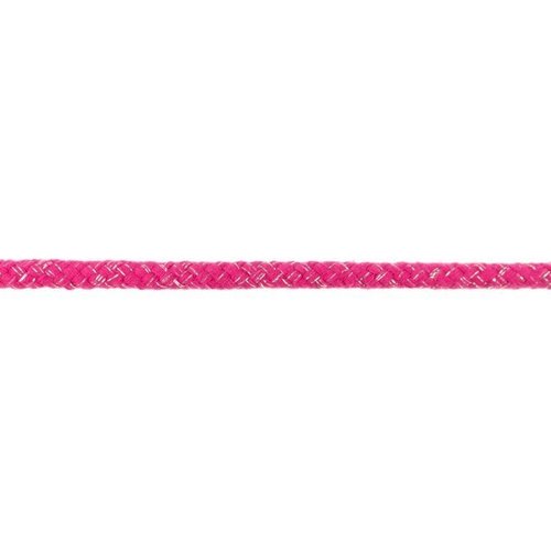 Glitzer-Kordel Kordel Lurex 10mm Pink