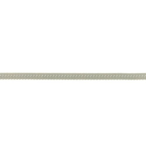Elastisches Schrägband Luxus Polyamid 12mm Mittel Grau