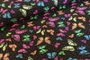 Baumwolljersey Jersey Neon Schmetterlinge