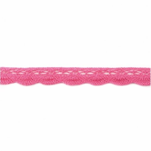 Baumwollspitze Colour Line 20mm Pink