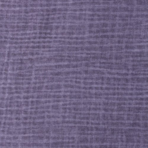 Musselin Double Gauze Organic Baumwolle Dirty Wash Lavendel