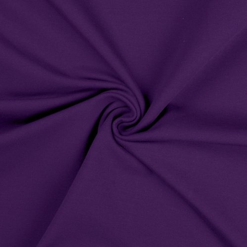 Baumwolljersey Jersey Uni Purple
