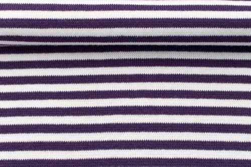 Bündchen Rundstrickbündchen Streifen Violett 3mm