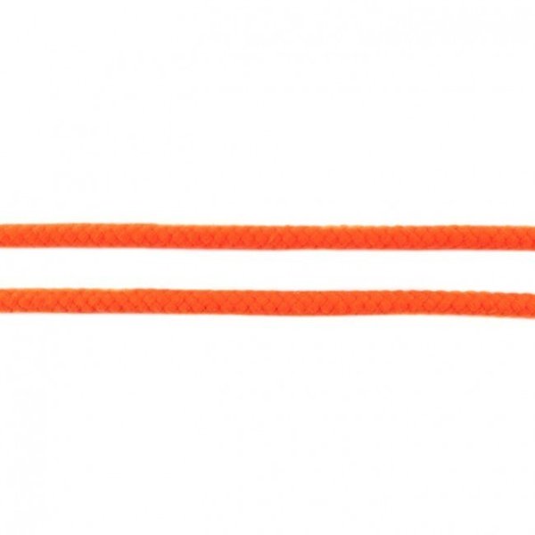 Doppelgewebe Baumwollkordel 8mm Uni Orange