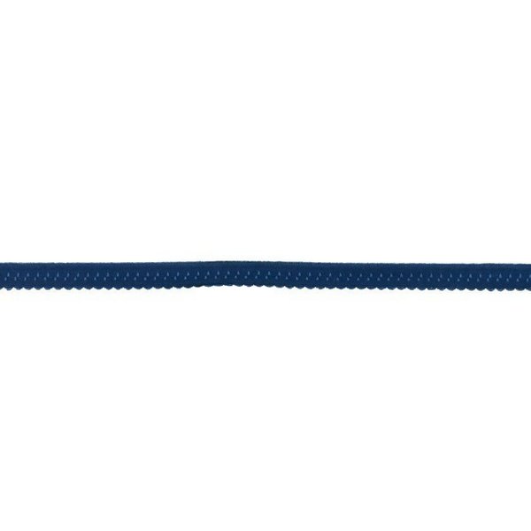 Elastisches Schrägband Luxus Polyamid 12mm Dunkel Blau