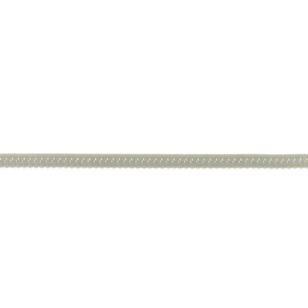 Elastisches Schrägband Luxus Polyamid 12mm Mittel Grau