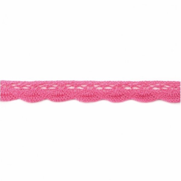 Baumwollspitze Colour Line 20mm Pink