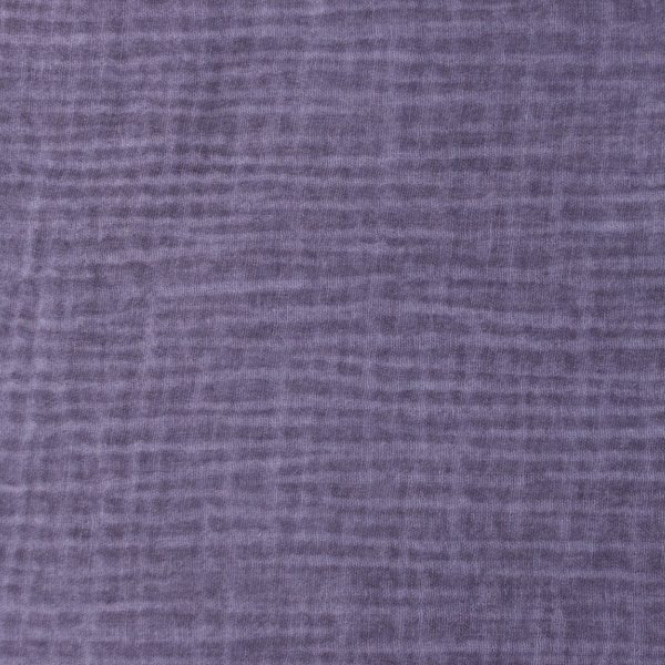 Musselin Double Gauze (Organic)  Baumwolle Dirty Wash Lavendel